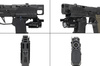 Strike Industries - Štít proti výbuchu pro pistole SMC Alfa/Bravo - Černý - SI-SMC-BS-S