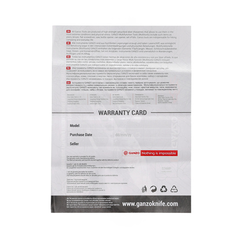 Ganzo - Zavírací nůž Firebird 926 - Drop Point - D2 - G10 - Černá - FH926-BK