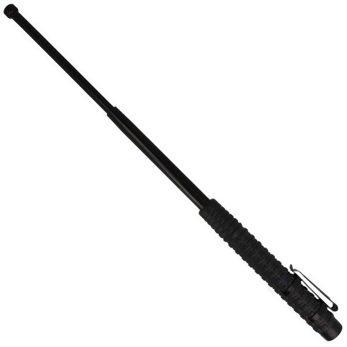 ESP - Tvrzený roztažitelný obušek s klipem - 21" - Extra Grip rukojeť - Černá - EXB-21H BLK BC-01