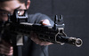 UTG - Accu-Sync - pružinové sklopné hledí pro AR15 - Picatinny - černé - MNT-757