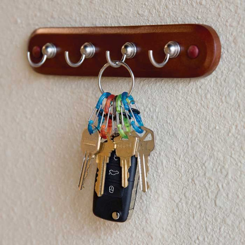Nite Ize - S-Biner KeyRing Locker - nerez - KRGP-11-R3
