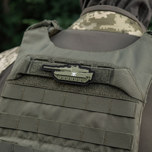 M-Tac - Nášivka na nádrž - 3D PVC - Lebka - Olive - 51338312