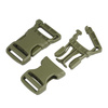 Tasmánský tygr - SR 25 Bezpečnostní přezky QA - 2 ks - Olive - 7278.331