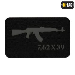M-Tac - Laserem řezaná nášivka AKM 7.62x39 - černá/šedá - 51110211