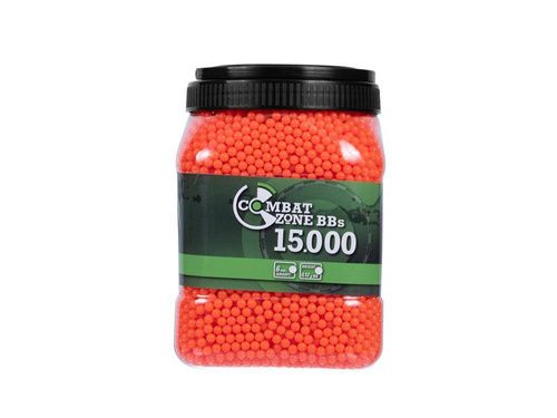 Umarex - Airsoftové kuličky Combat Zone - 0,12 g - 15000 ks - oranžové - 2.5673