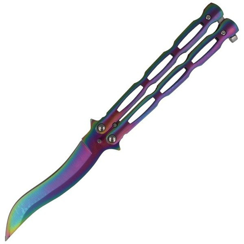 Martinez Albainox - Motýlí nůž Balisong Rainbow - 36297