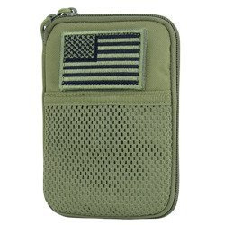 Condor - Kapesní pouzdro s nášivkou vlajky USA - Olive Drab - MA16-001