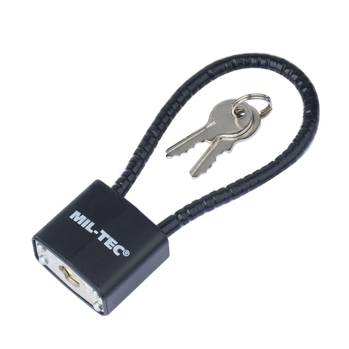 Mil-Tec - Bezpečnostní visací zámek na zbraně - 20 cm - černý - 15925150