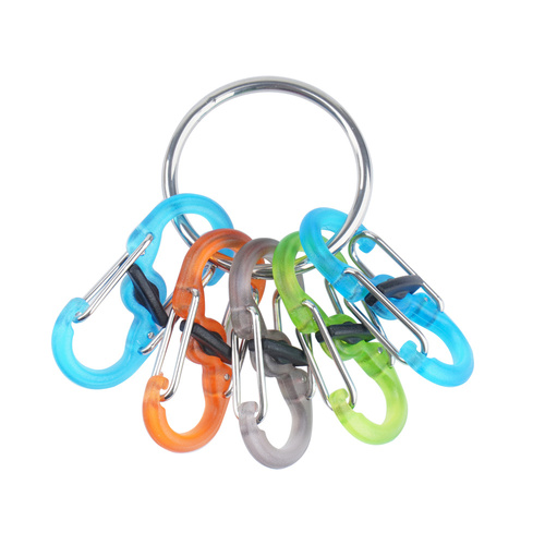 Nite Ize - S-Biner KeyRing Locker - nerez - KRGP-11-R3