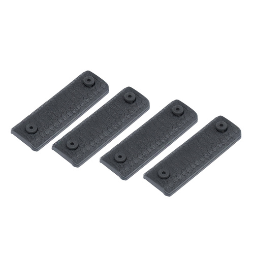 UTG - Nízkoprofilové kryty panelů M-LOK - 3,15'' - černé - 4 ks - RB-HP30M