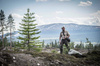 Helikon - Trekingové kalhoty Woodsman® - Taiga Green - SP-WDN-DC-09