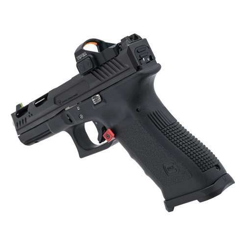 Strike Industries - Modulární spouštěč zásobníku pro Glock Gen 1/2/3 - červený- SI-G3-MagRelease-RED