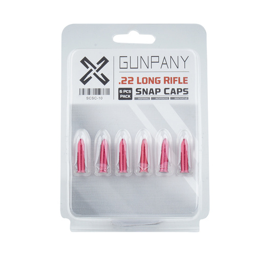 GunPany - Hliníkové atrapy nábojů - .22 LR - 6 ks - SCSC-10