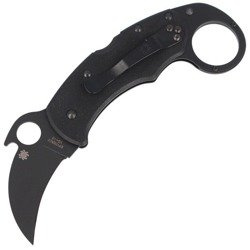 Spyderco - Nůž Karahawk™ G-10 All Black Plain Edge - C170GBBKP