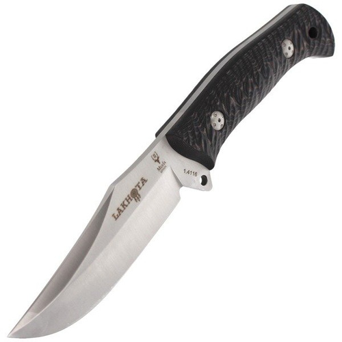 Muela - Nůž Full Tang Micarta Black 120mm - LAKHOTA-12M