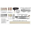 Real Avid - Servisní rohož Master Cleaning Station Universal se sadou nástrojů - 43x16" - černá - AVMCS-U