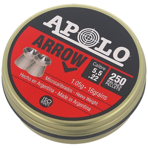 Apolo - Vzduchová puška se střelou na broky Heavy - 5,5 mm - 250 nábojů - E19941