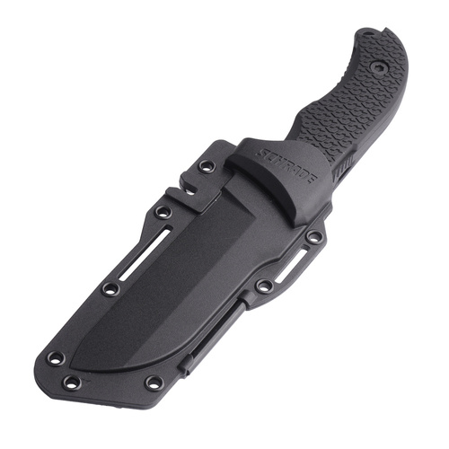 Schrade - Nůž Bedrock Sheepsfoot s pevnou čepelí - Black - 1182514