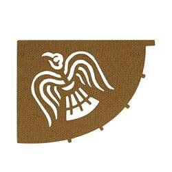 M-Tac - nášivka s nápisem Crow Banner - Cordura 500D - laserový výsek - Cut - Coyote - 51172005