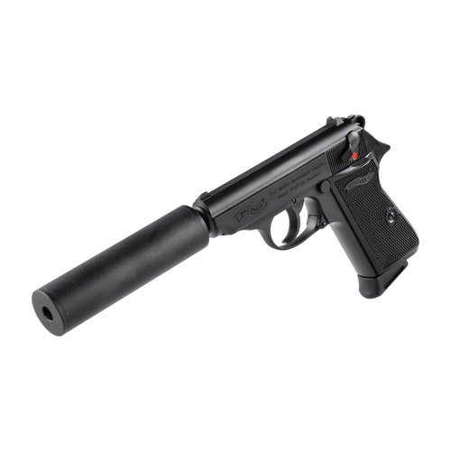 Umarex - ASG replika pistole Walther PPK/S SD - zelený plyn - černá - 2.6558