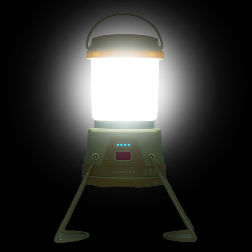 Falcon Eye - Kempingová lampa Campfire - 1720 lm - Stmívač - Tan - FCL0032