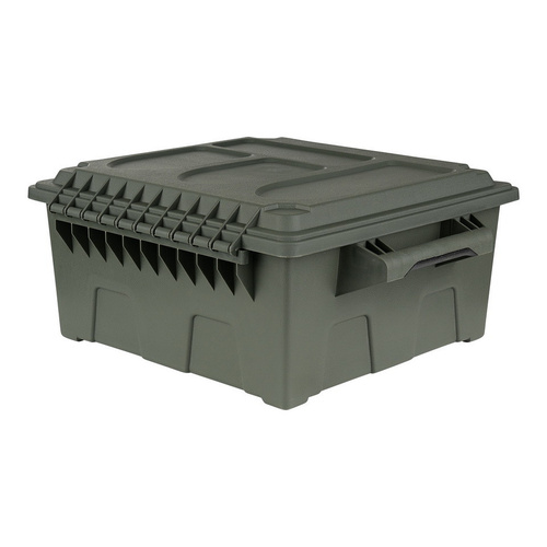 Fosco Industries - Utility Ammo Box Large - 28 l - Polymer - Zelená - 465205
