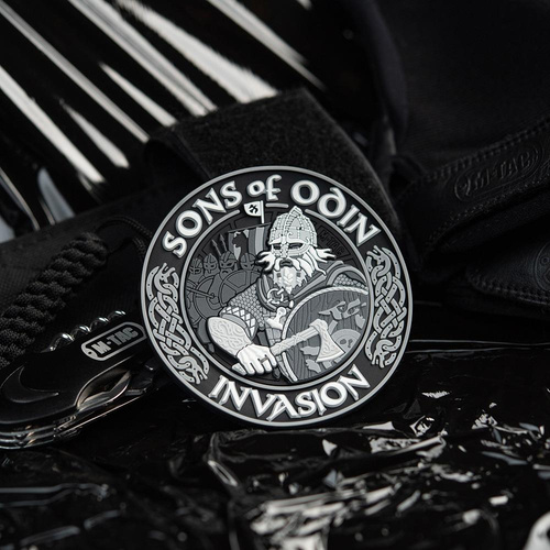 M-Tac - 3D PVC nášivka Sons of Odin - černá/šedá - 51137211