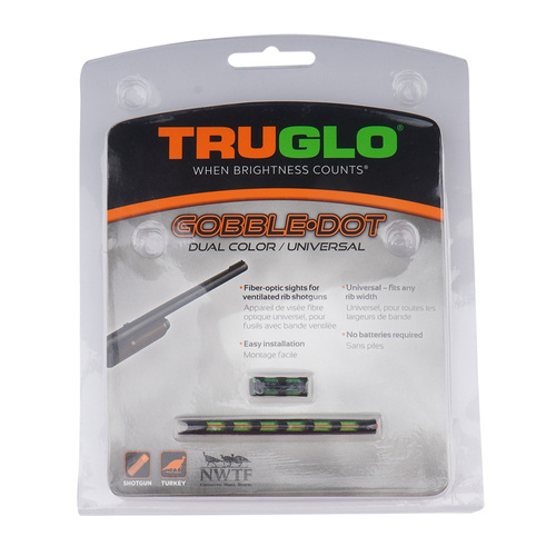 TruGlo - Gobble Dot Univerzální mířidla na brokovnice s optickými vlákny - dvoubarevná - TG94D
