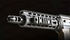 Strike Industries - LINK KeyMod / M-LOK Rail - 7 slotů + QD - černá - LINK-RS-7-QD