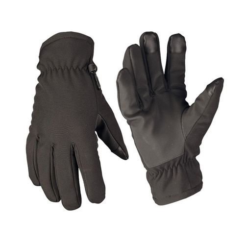 Mil-Tec - Softshell Thinsulate™ Zimní rukavice - Černé - 12521302