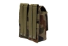 GFC Tactical - Dvojité pouzdro na zásobníky typu AK / AR - MOLLE - Nylon - vz. 93 PL Woodland - GFT-19-016371