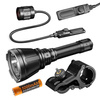Fenix - HT18R LED svítilna s baterií 5000 mAh - sada - 2800 lm - černá - HT18R+ALG-18+AER-05
