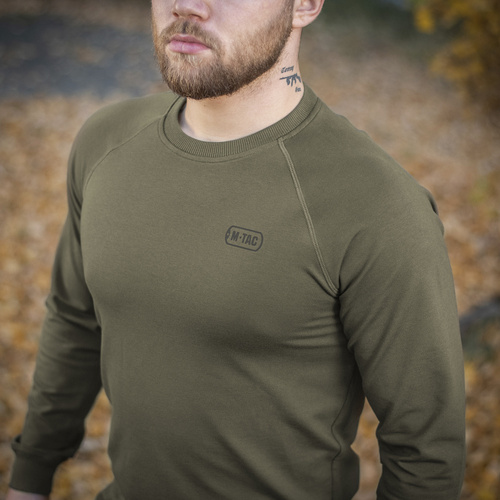 M-Tac - Raglánová mikina Athlete - bavlna - Dark Olive - 20455048