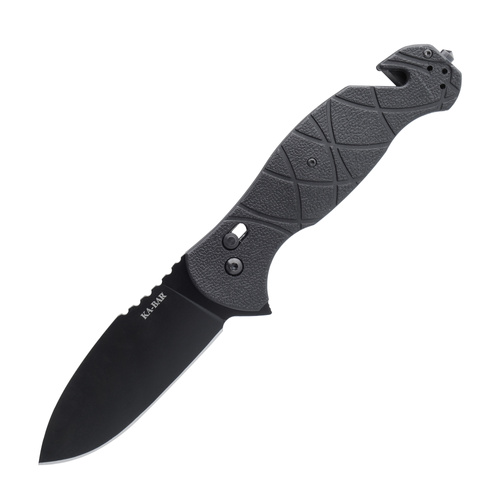 Ka-Bar - Zavírací záchranářský nůž Coytu Folder 3,5" - AUS 8A - Černá - 3085