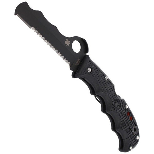 Spyderco - Záchranářský nůž Assist™ FRN Black / Black Blade - C79PSBBK