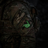 M-Tac - Nášivka s motivem kostlivce - výšivka - 500D Cordura - černá - 51375002