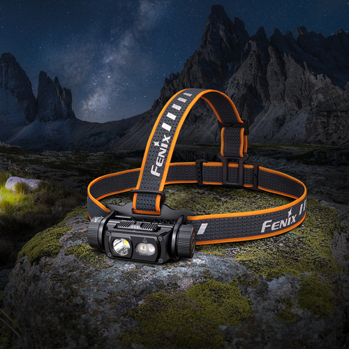 Fenix - Čelovka HM60R V2.0 - 1600 lm - Černá - HM60R.11115