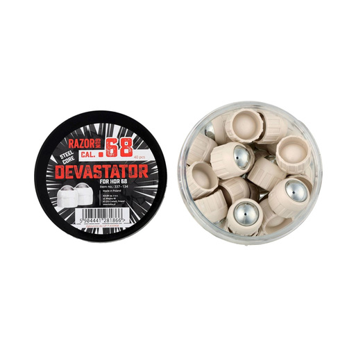 RazorGun - Metal Bullets Steel Core Devastator kal. .68 - 40 ks - 337-134