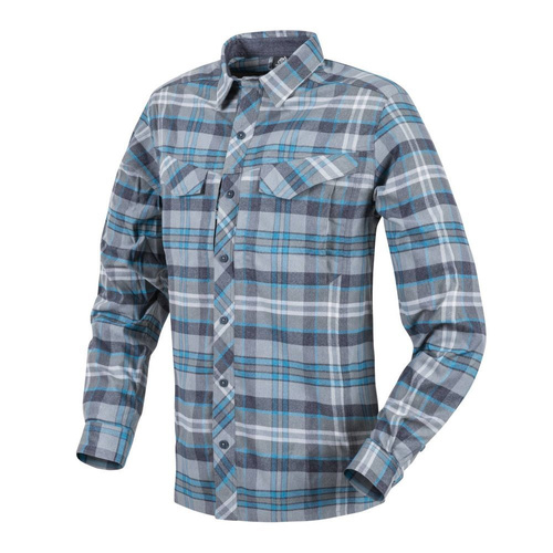 Helikon - Košile Defender Mk2 Pilgrim® - modrá kostkovaná - KO-DPG-SR-P6501