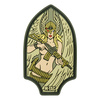 M-Tac - Nášivka s kopím Valkýry - 3D PVC - zelená Ranger - 51116601