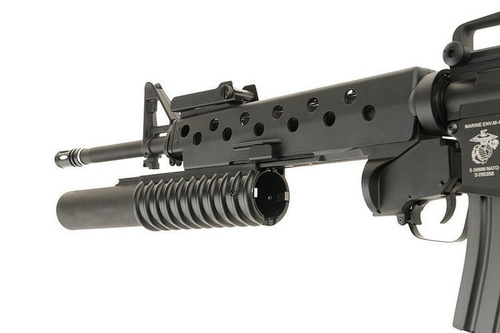 Specna Arms - replika karabiny SA-G02 ONE™ s granátometem M203 - černá