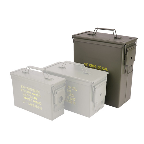 Mil-Tec - US Army M9 .50 Cal Steel Ammunition Box - replika - 15963300