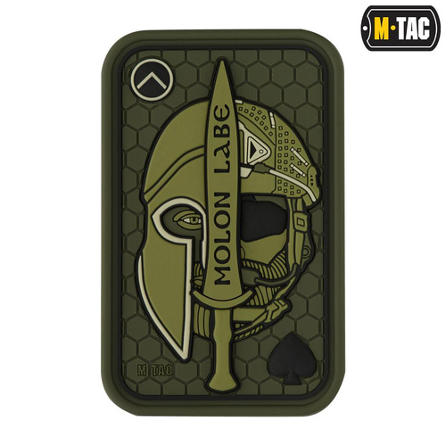 M-Tac - Morální nášivka - Molon Labe Ace Jacquard - Olive / PVC - 51127001