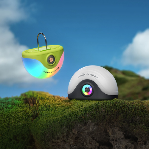 Fenix - Kempingová Lampa CL20R PRO s Baterií 1900 mAh - 400 lm - Zelený - CL20R PRO green