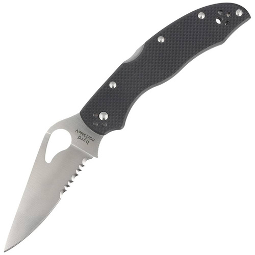 Spyderco - Zavírací nůž Byrd Harrier 2 - 8Cr13MoV - Black - BY01GPS2