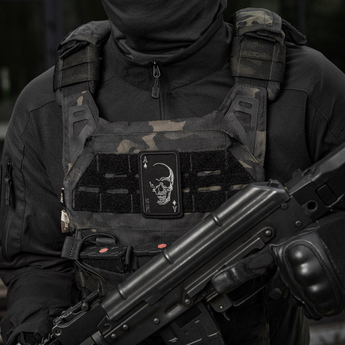 M-Tac - Morální nášivka Face of War - Cordura - Černá - 51389002