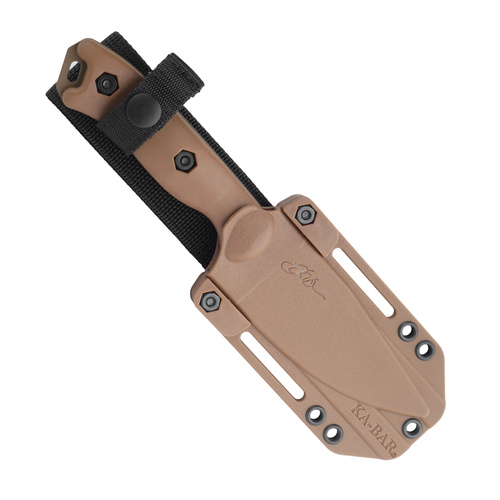 Ka-Bar - Nůž pro přežití Becker Nessmuk - 1095 Cro-Van - Desert Tan - BK19