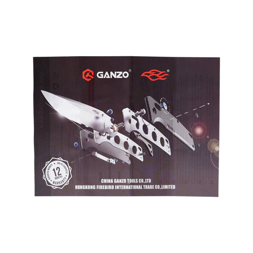 Ganzo - Zavírací nůž EDC G767-GB - 9CR14 - zelený / stříbrný - G767-GB