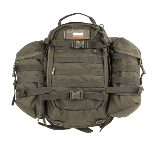 WISPORT - Batoh Sparrow 20 II se dvěma bočními kapsami - 20 + 10 l - RAL 7013