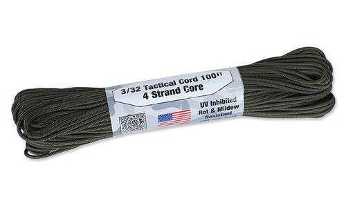 Atwood Rope MFG - Taktická šňůra 3/32 - 2,2 mm - Olive Drab - 100 stop